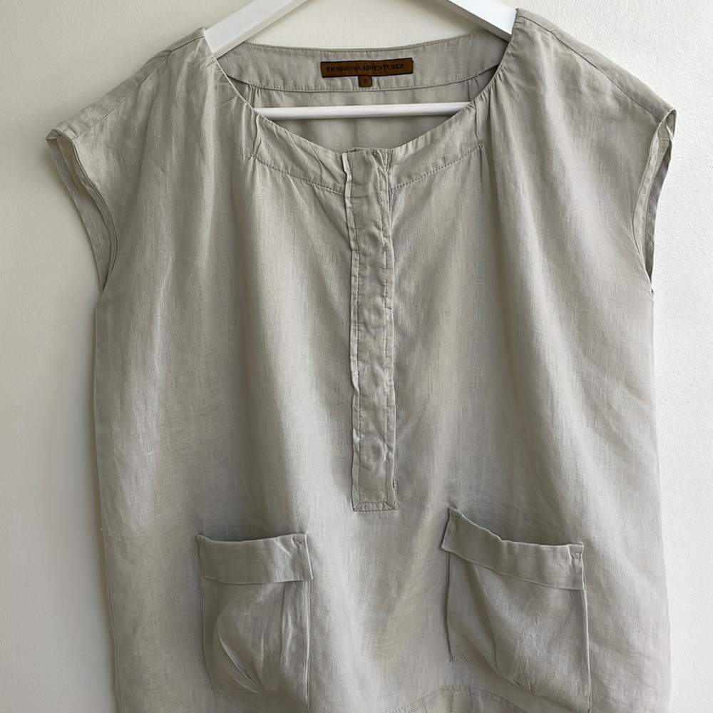 100% Linen British India Tunic Top.
